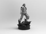 A390 - Games character design, The Witch hunter, STL 3D model design print download files