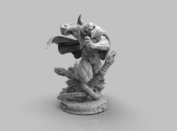 A391 - Comic character design, The Martian Hunter, STL 3D model design print download files