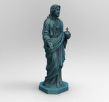 J001 - Legendary God Character design, The Jesus Christ statue, 3D STL Model download print design files