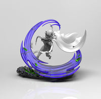 E067 - Anime Characer design, The Shinobi Elsa, STL 3D model design print download files