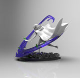 E067 - Anime Characer design, The Shinobi Elsa, STL 3D model design print download files