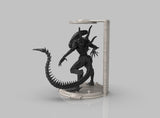 A394 - Movie character design creature, The alien from other planet in a toxic home, STL 3D model design print download