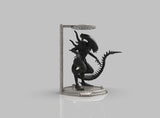 A394 - Movie character design creature, The alien from other planet in a toxic home, STL 3D model design print download