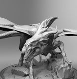 B022 - Dragon Creature Design, Dragon White, STL 3D model design print download files