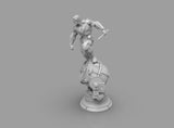 A409 - Comic character design, The Azreal guy statue , STL 3D model design print download files