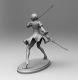 B047 - Yorha, Nier, ( Mask, Without mask, and without skirt ) Game Character STL 3D model design Print