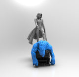 E344 - Movie character design, The Underworld Girl name Serena, STL 3D model design print download files