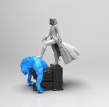 E344 - Movie character design, The Underworld Girl name Serena, STL 3D model design print download files