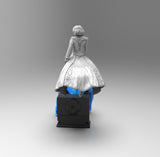 E344 - Movie character design, The Underworld Girl name Serena, STL 3D model design print download files