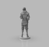 A414 - Anime character design statue, The Kakeshi teacher, STL 3D model design print download files