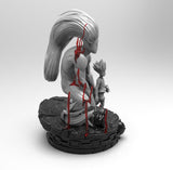 E234 - Anime character design statue, The Hunter X, STL 3D model design print download files