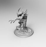 B057 - Horned Demon, Creature design, STL 3D model design print