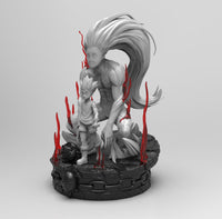 E234 - Anime character design statue, The Hunter X, STL 3D model design print download files