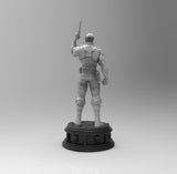 E360 - Comic character design, The Punish guy comic statue, STL 3D model design print download files