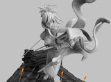A426 - Samurai character design, Hot girl musashi the double katana, STL 3D model design print download file