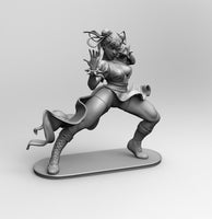 B062 - Games character design, Sexy Chunli ,Street Fighters Character, STL 3D model design print