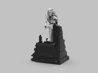 A429 - Comic character design, Domino with sniper gun, STL 3D model design print download files