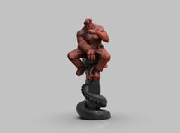 A430 - Comic character design, A red skin guy from hell, STL 3D model design printing download files
