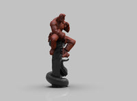 A430 - Comic character design, A red skin guy from hell, STL 3D model design printing download files