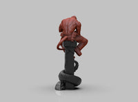 A430 - Comic character design, A red skin guy from hell, STL 3D model design printing download files