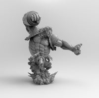 B061 - Anime One Pieces Bouncing Luffy , STL 3D model design print download file