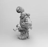 B061 - Anime One Pieces Bouncing Luffy , STL 3D model design print download file
