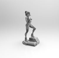 E375 - Anime character design, The Semes Aron blue suit girl, STL 3D model design print download files