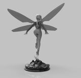 A432 - NSFW Comic character heroes design, The Ant Guy GF, STL 3D model design print download file