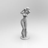 E376 - NSFW Anime waifu character , The Bikini Semus Aron girl statue, STL 3D model design print download files