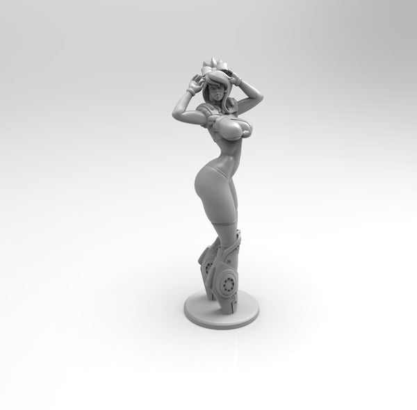 E376 - NSFW Anime waifu character , The Bikini Semus Aron girl statue, STL 3D model design print download files