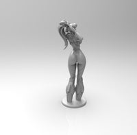 E376 - NSFW Anime waifu character , The Bikini Semus Aron girl statue, STL 3D model design print download files