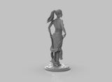 A432 - NSFW Comic character heroes design, The Ant Guy GF, STL 3D model design print download file