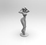 E376 - NSFW Anime waifu character , The Bikini Semus Aron girl statue, STL 3D model design print download files