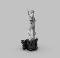 A428 - Comic character design, The Blue color bird character, STL 3D model design print download files