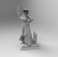 B076 - Resident Evil 8 Village - Lady Dimitrescu, Games Character STL 3D model design print files