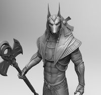 J002 - Legendary God Character design, The Ancient Egypt Anubis, STL 3D Model design download print files