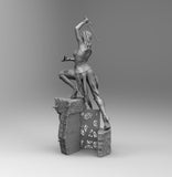 B077 - Marvel Superheroes Elektra, Female Character, STL 3D model design print files