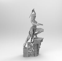 B077 - Marvel Superheroes Elektra, Female Character, STL 3D model design print files