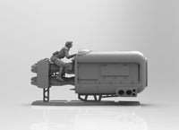 A226 - Movies character design, SW Ray with speedy bike, STL 3D model design print download files