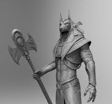 J002 - Legendary God Character design, The Ancient Egypt Anubis, STL 3D Model design download print files