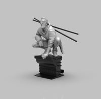 A401 - Comic Character design, A young boy from hell, STL 3D model design print download files