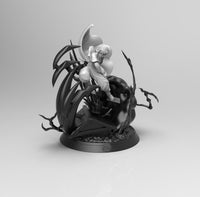 E383 - Anime character design statue, The Lighning dash boy with katana, STL 3D model design print download files