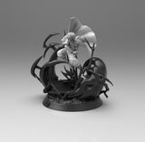 E383 - Anime character design statue, The Lighning dash boy with katana, STL 3D model design print download files