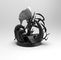 E383 - Anime character design statue, The Lighning dash boy with katana, STL 3D model design print download files