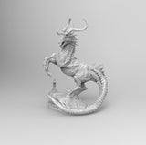 B084 - Japanese Style Ancient Animal, Kirin , STL 3D model design print