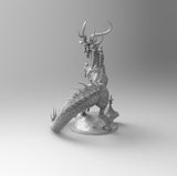 B084 - Japanese Style Ancient Animal, Kirin , STL 3D model design print