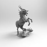 B084 - Japanese Style Ancient Animal, Kirin , STL 3D model design print