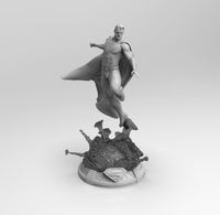 A388 - Comic character design, The Super guy , STL 3D model design print download files
