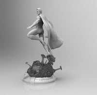 A388 - Comic character design, The Super guy , STL 3D model design print download files