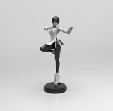 E392 - Games character design, The Yuriee girl, STL 3D model design print download files